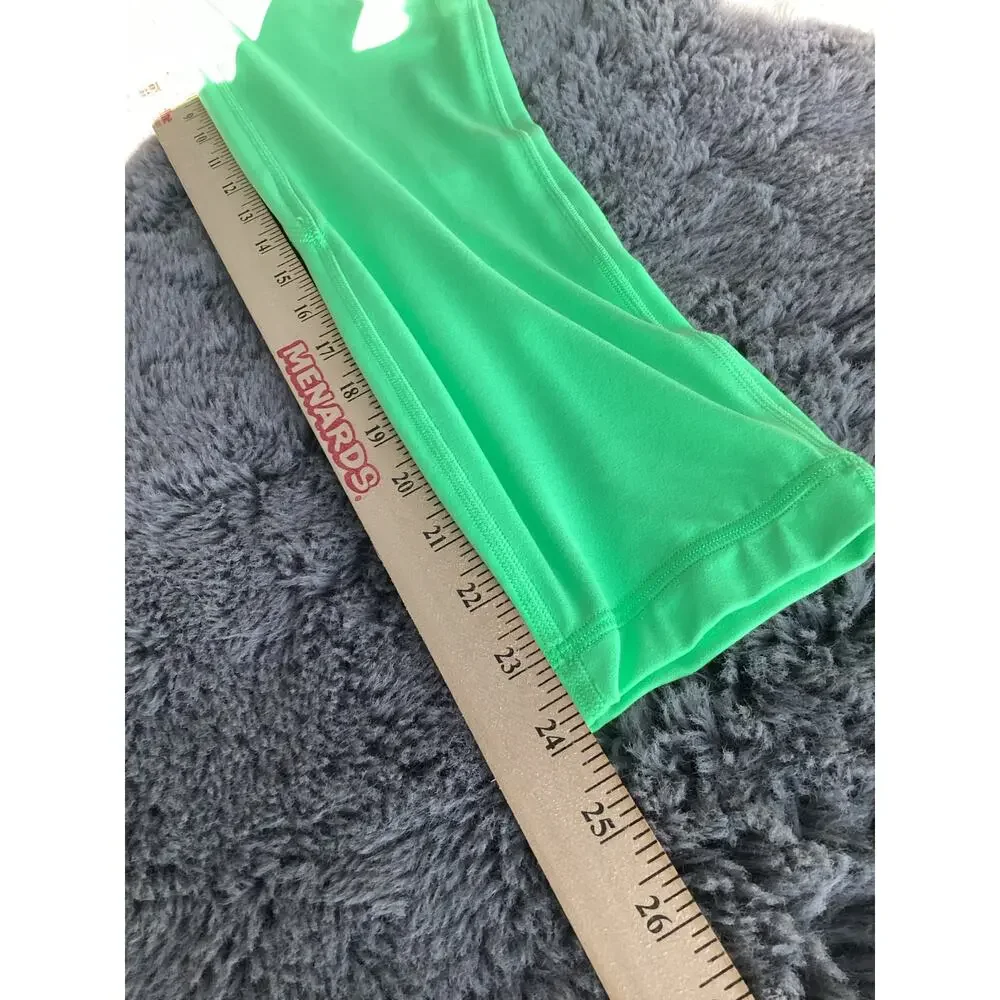 Lululemon Women's Wunder Under Smoothcover High Rise Tight Neon Green‎ Size 8